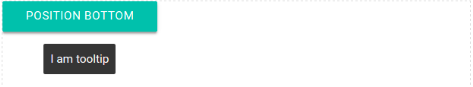 Materialize Tooltip Position : Bottom