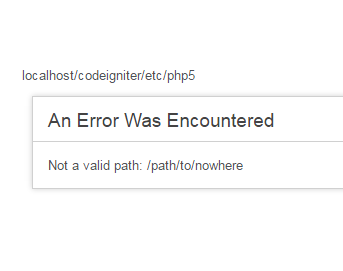 Codeigniter Path Helper