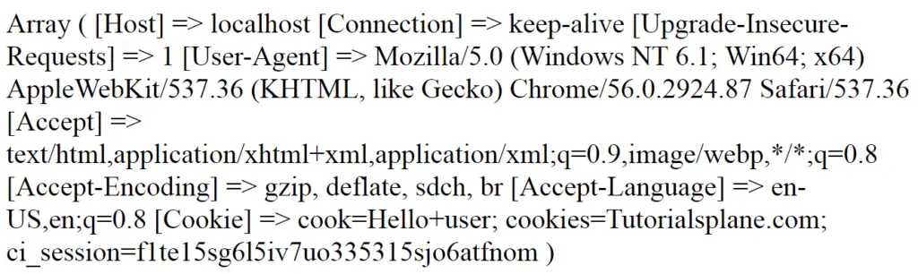 Codeigniter Input Class Library