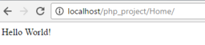 PHP Tutorial Hello world example