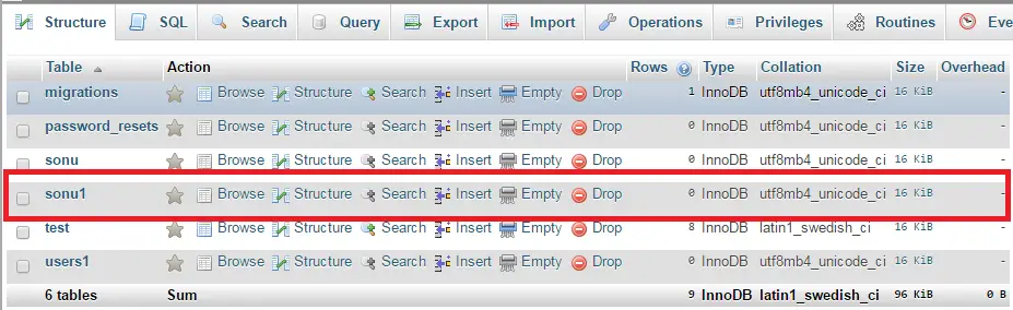 Laravel Drop Table Using Migration | Drop Function | How  