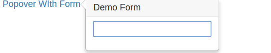 Bootstrap add form in Popover