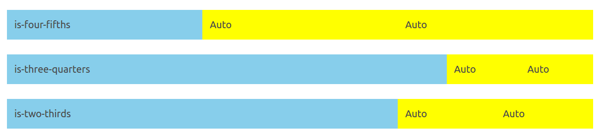 Bulma Column Example