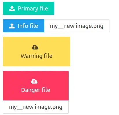 Bulma File Input Color