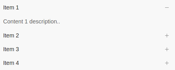 UIkit Accordion Example