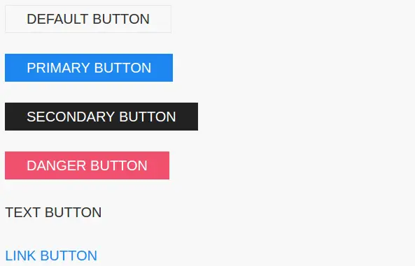 UIkit Button Example