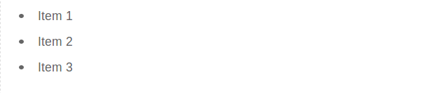 uikit bullet list