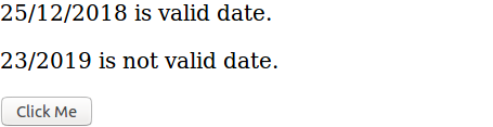 Vue.js check valid date